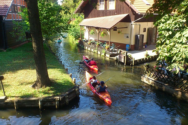 Paddeln im Spreewald auf den Kanälen